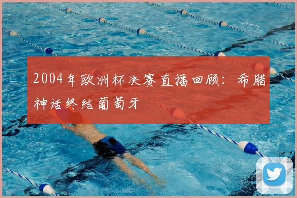 2004年欧洲杯决赛直播回顾:希腊神话终结葡萄牙